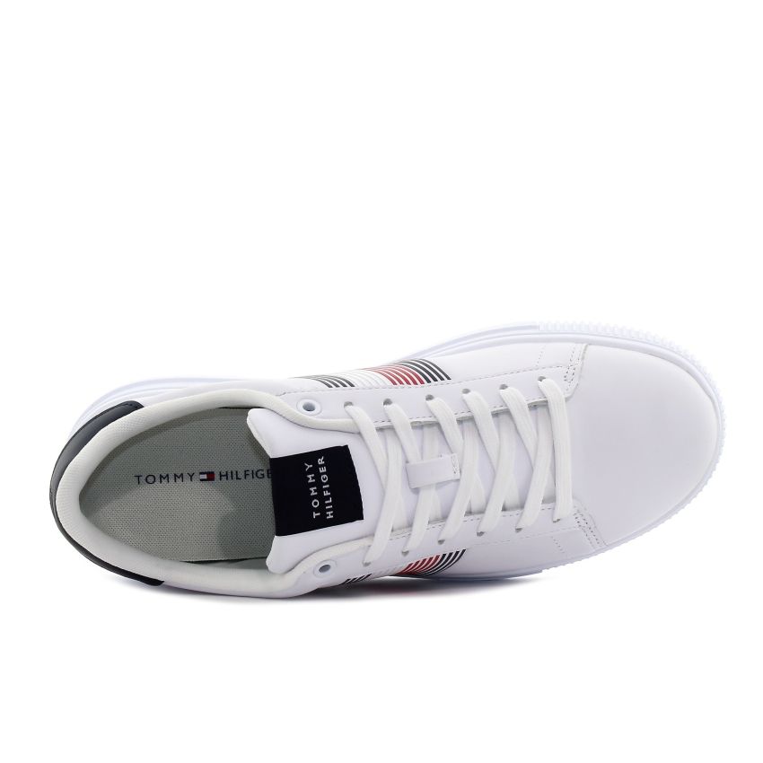 Tommy Hilfiger Supercup fehér férfi bőr cipő
