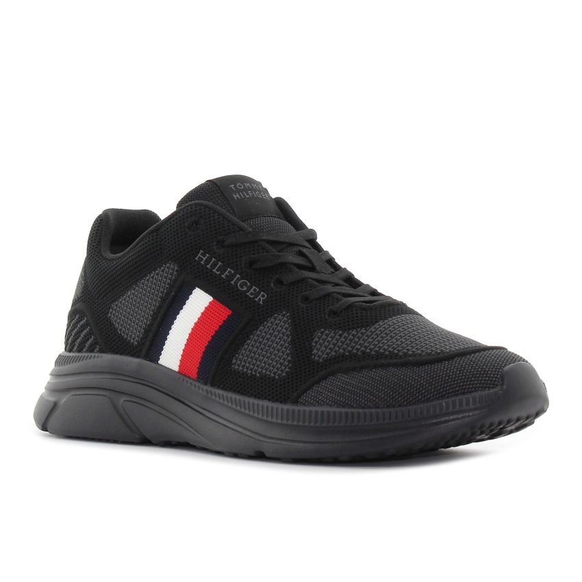 Tommy Hilfiger Modern Runner fekete férfi cipő