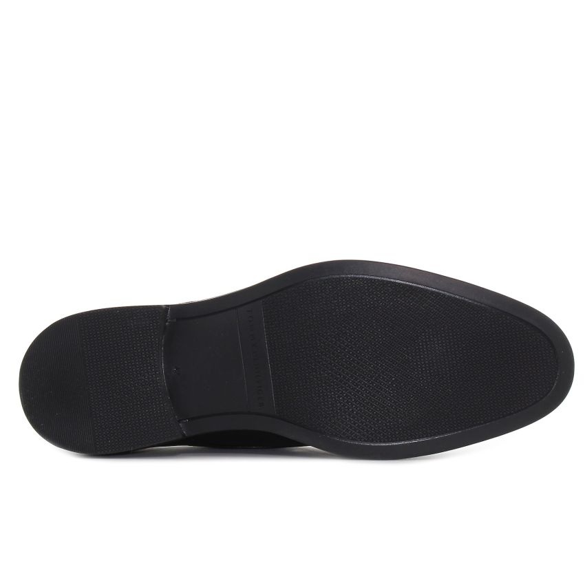 Tommy Hilfiger Core fekete férfi elegáns cipő