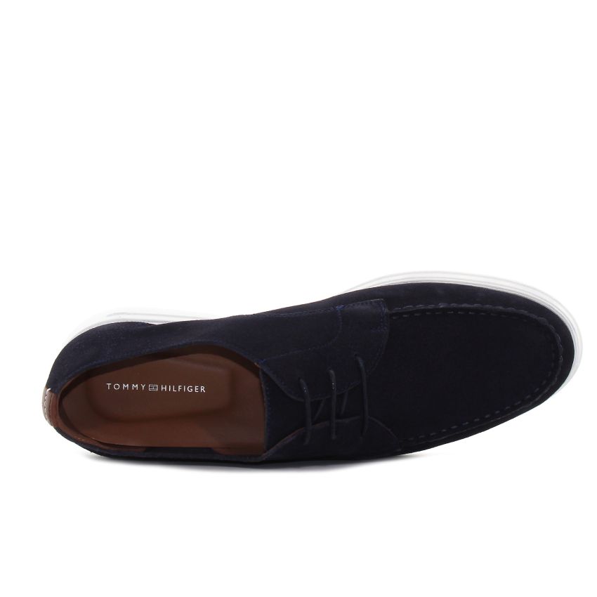 Tommy Hilfiger Suede sötétkék férfi cipő