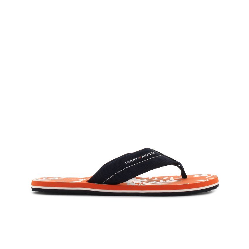 Tommy Hilfiger FLW PR sötétkék férfi papucs