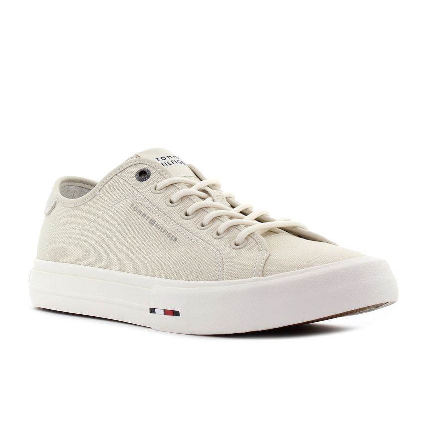 Tommy Hilfiger TH HI Vulc street bézs férfi cipő