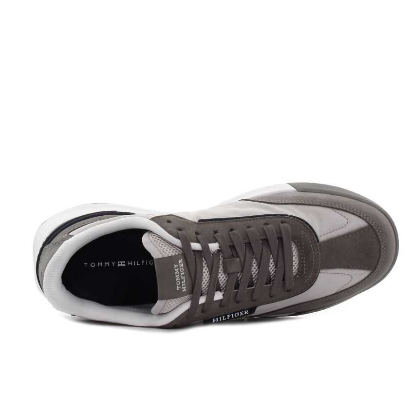 Tommy Hilfiger Retro Runner Nylo barna férfi cipő