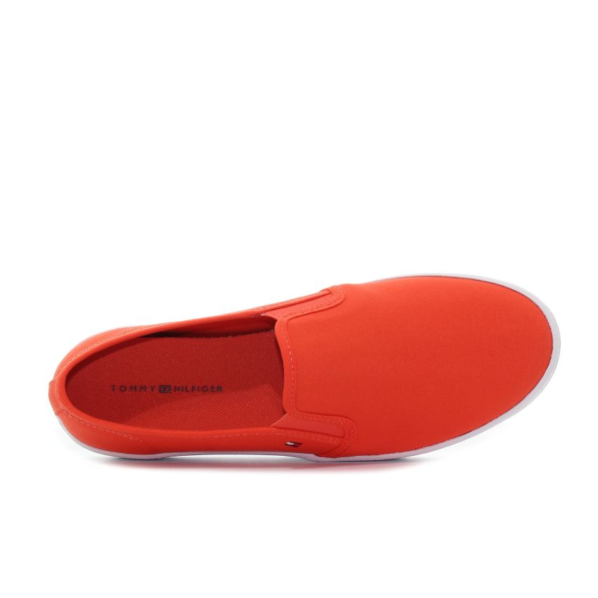 Tommy Hilfiger Essential Nautical narancs bebújós cipő