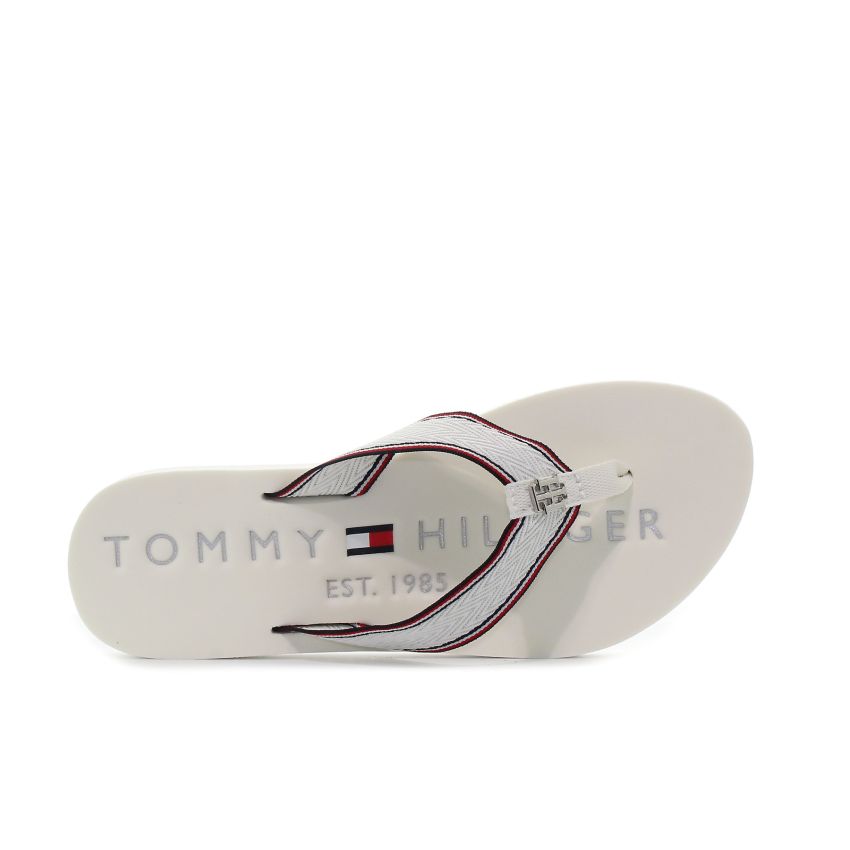 Tommy Hilfiger Hardware Flat fehér női papucs