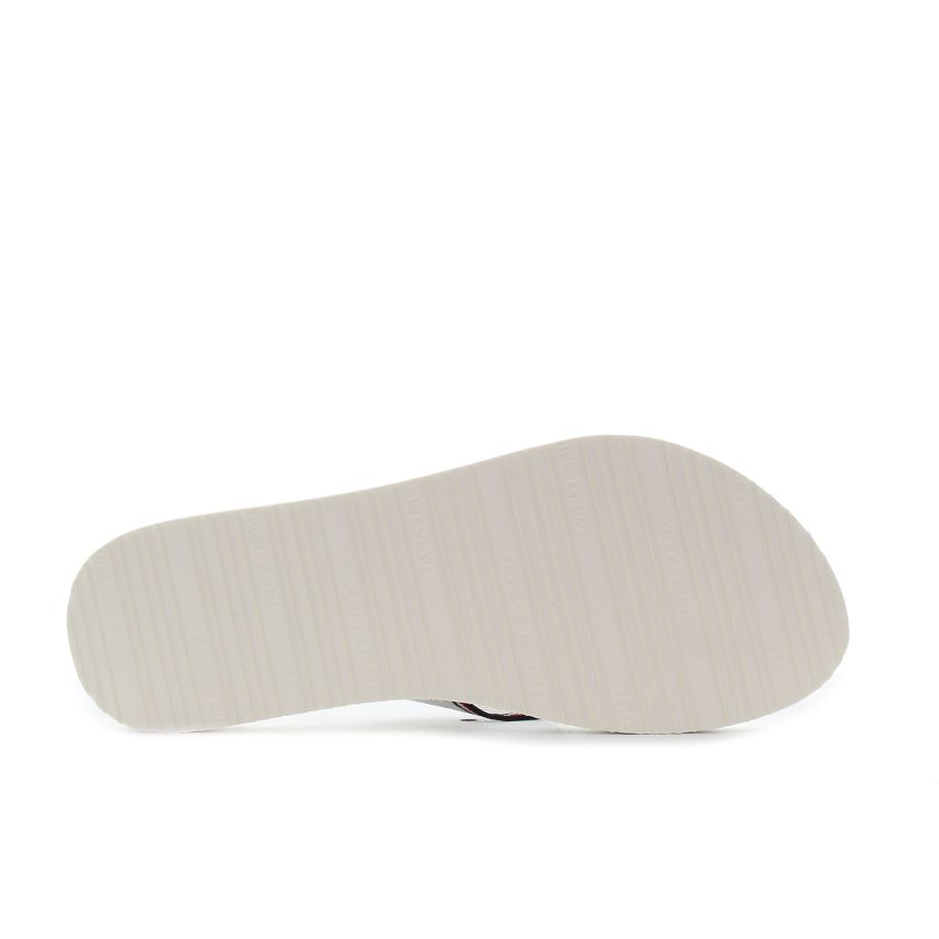 Tommy Hilfiger Hardware Flat fehér női papucs