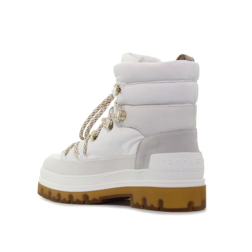 Tommy Hilfiger Laced Outdoor Boot fehér női bakancs
