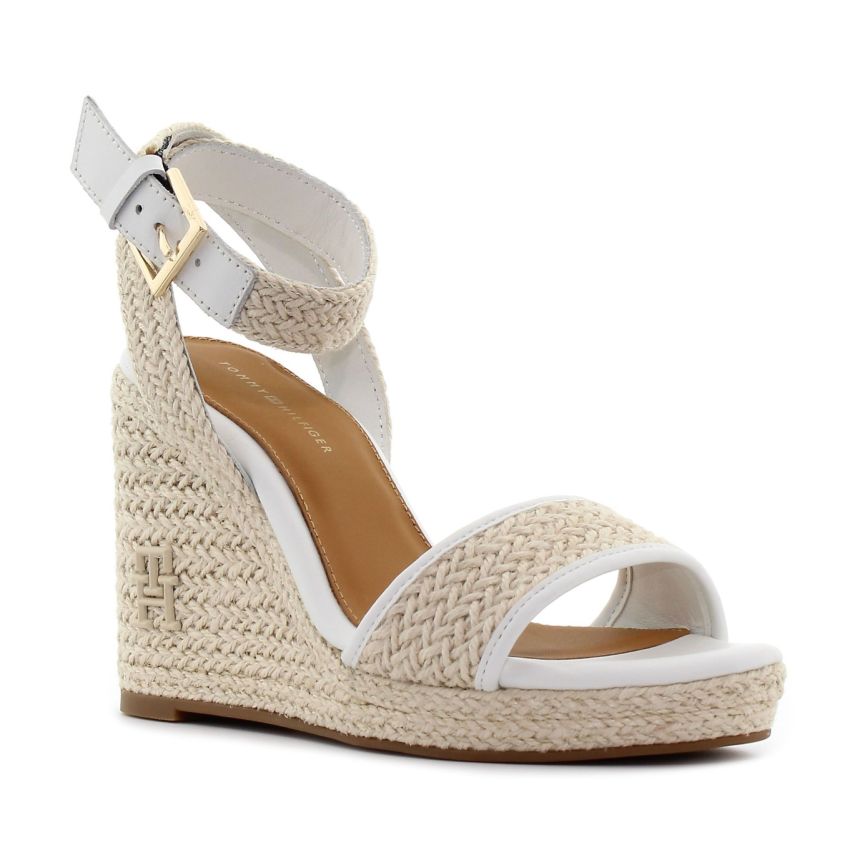 Tommy Hilfiger TH Rope High W bézs női szandál