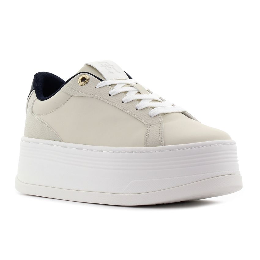 Tommy Hilfiger TH Platform bézs női cipő