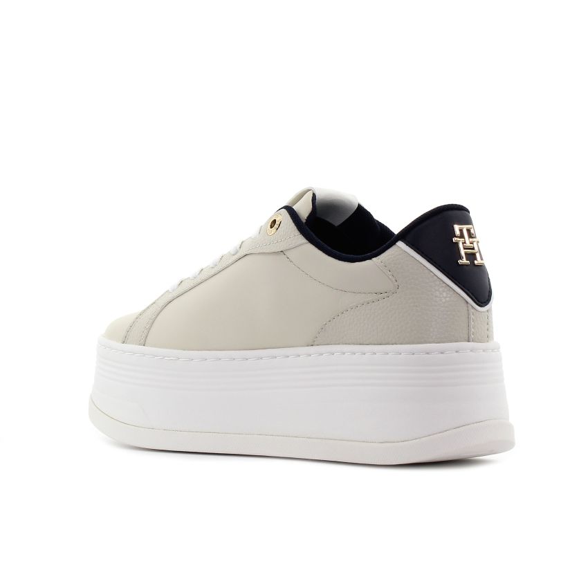 Tommy Hilfiger TH Platform bézs női cipő