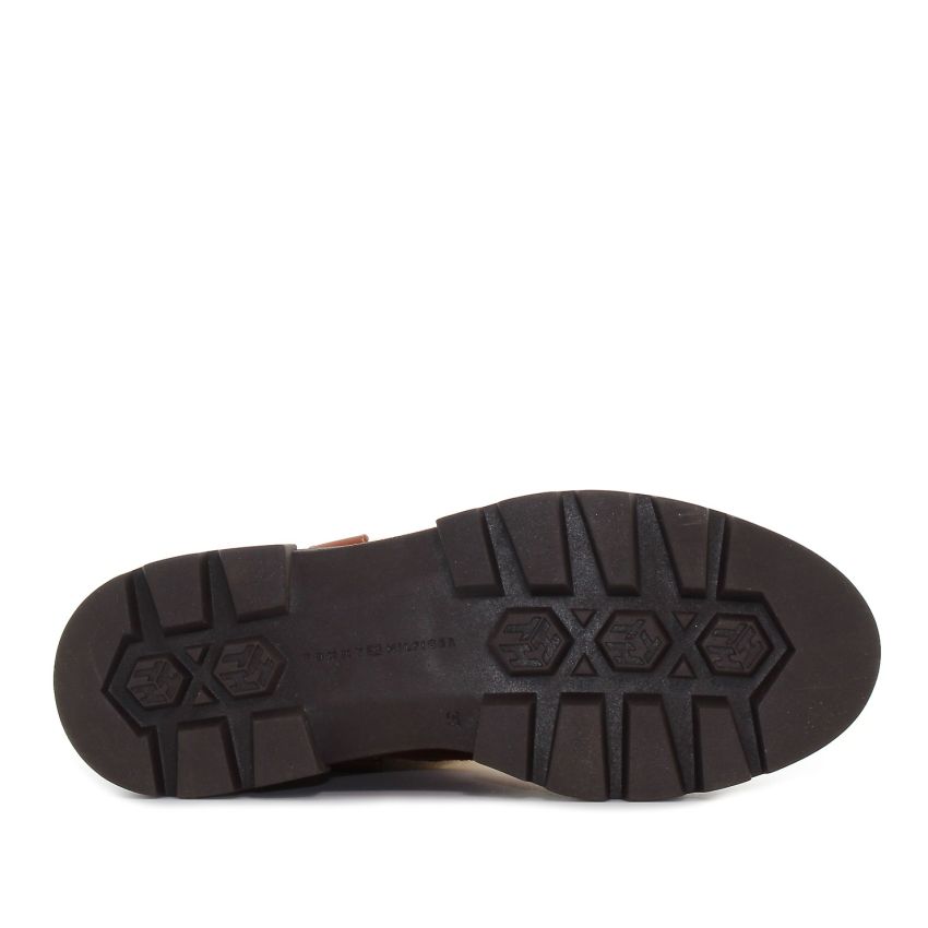 Tommy Hilfiger Faux Fur Suede barna női csizma