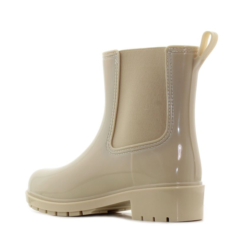Tommy Hilfiger Flag Rainboot bézs női gumicsizma