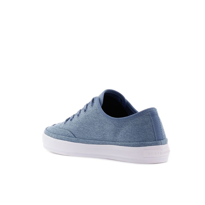 Tommy Hilfiger Washed Canvas kék női cipő