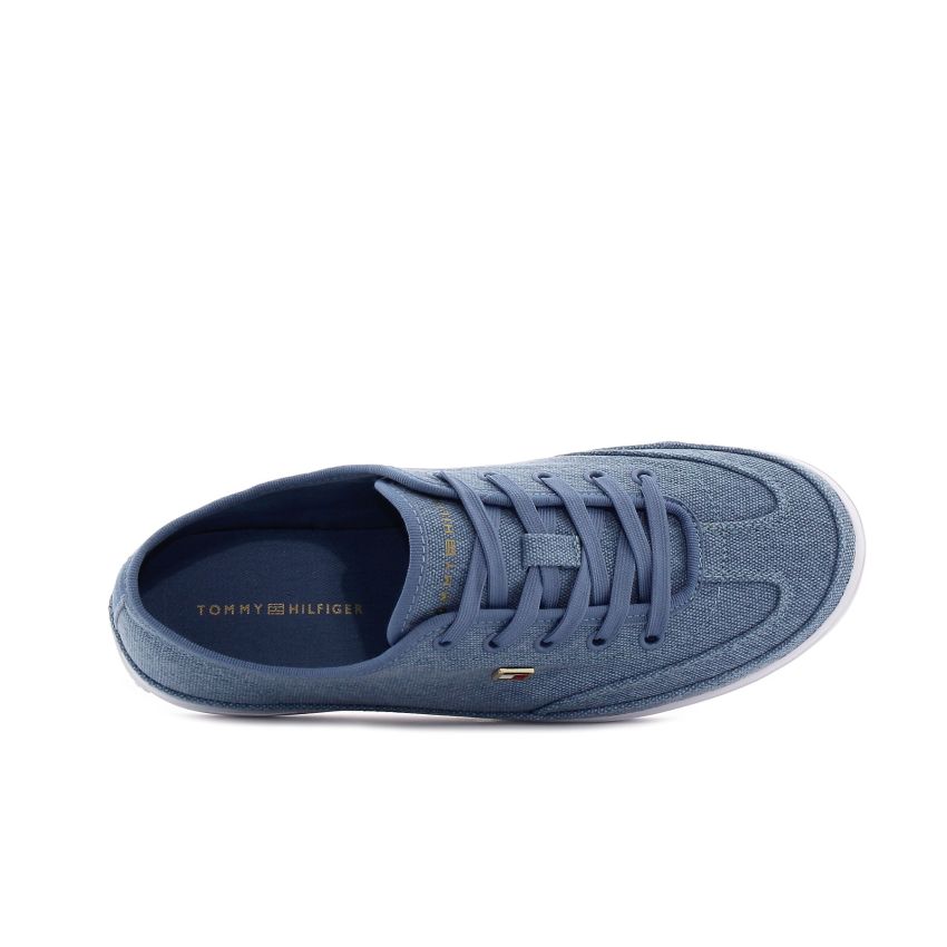 Tommy Hilfiger Washed Canvas kék női cipő