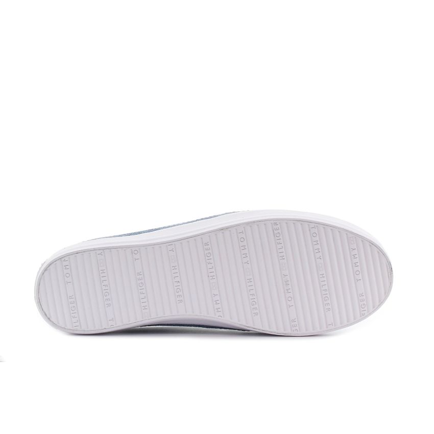 Tommy Hilfiger Washed Canvas kék női cipő