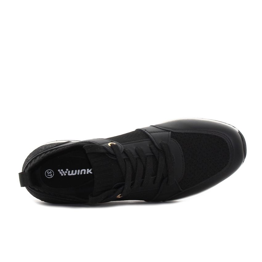 Wink - Tinn fekete női cipő