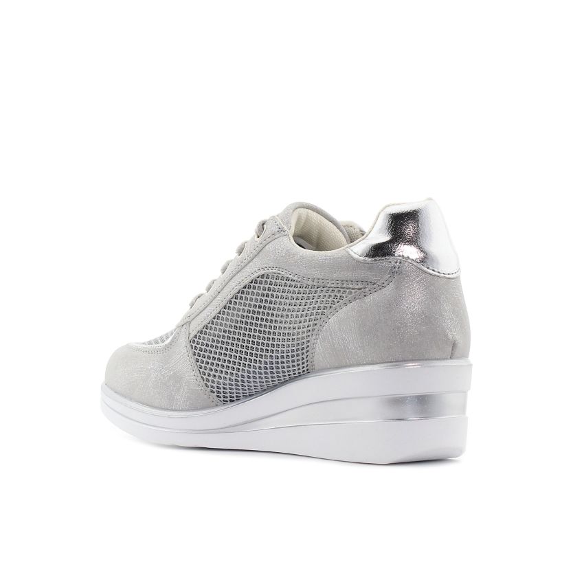 Wink - Tinn Hi ezüst női cipő