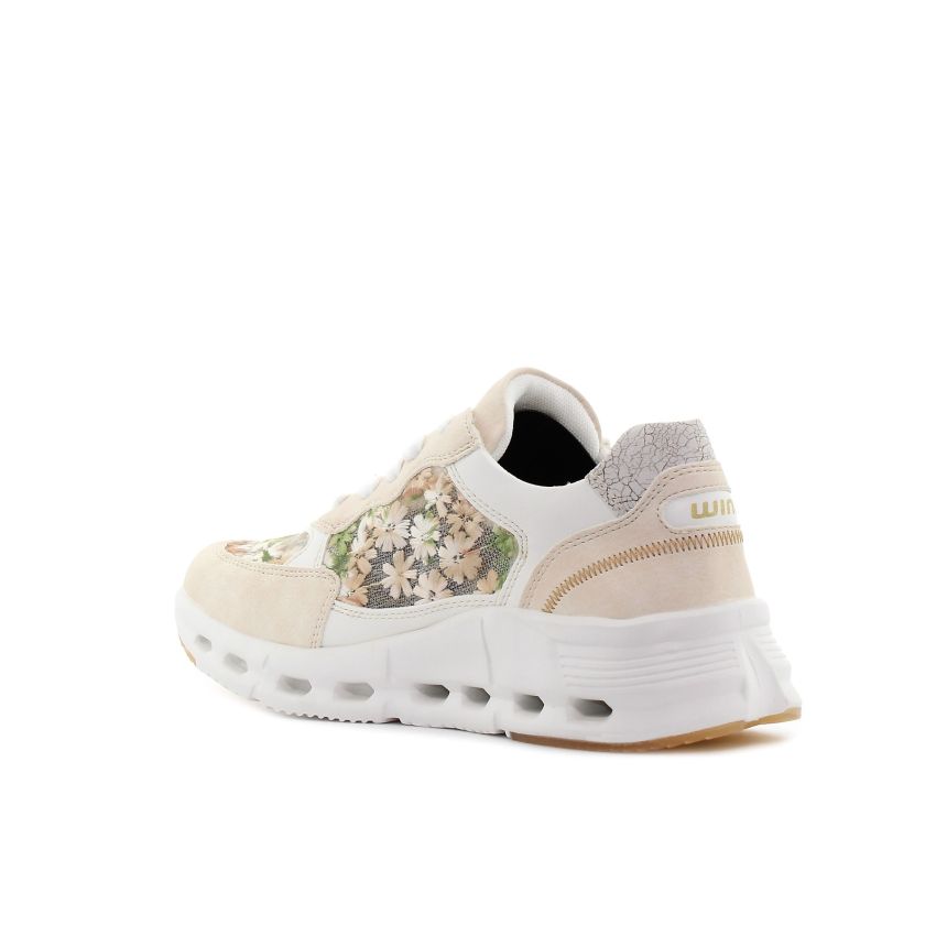 Wink - Blosses bézs női cipő