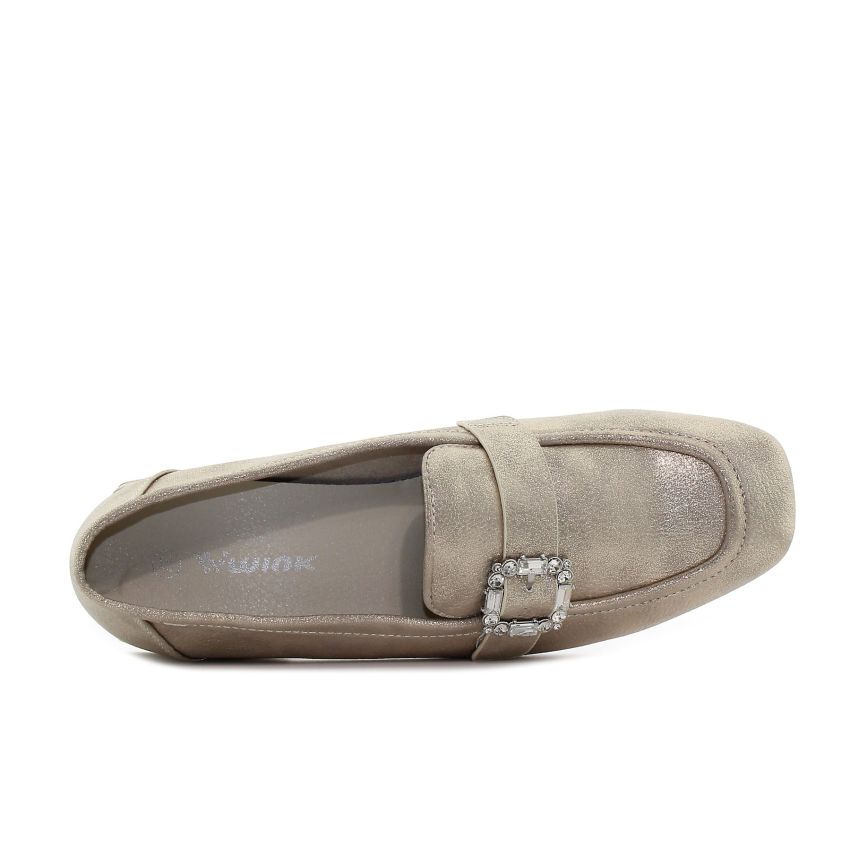 Wink - Rea arany női bebújós cipő