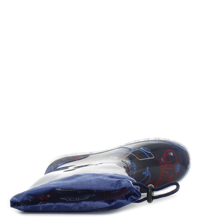 Borgo Traffic sötétkék villogó gyerek gumicsizma