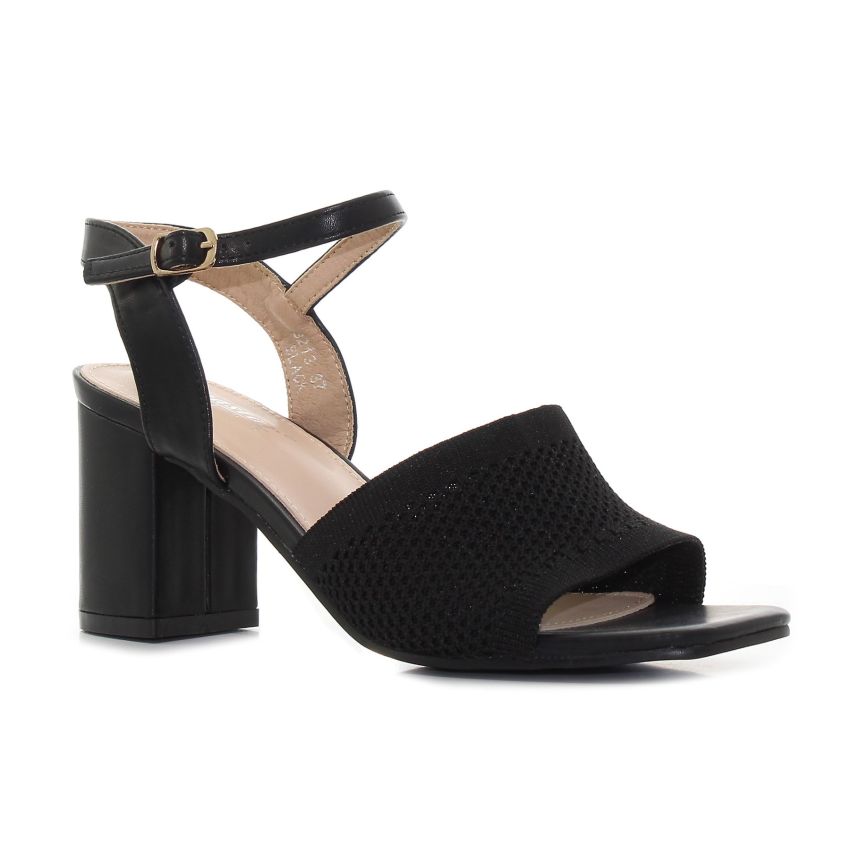 Seastar Gina fekete női magassarkú