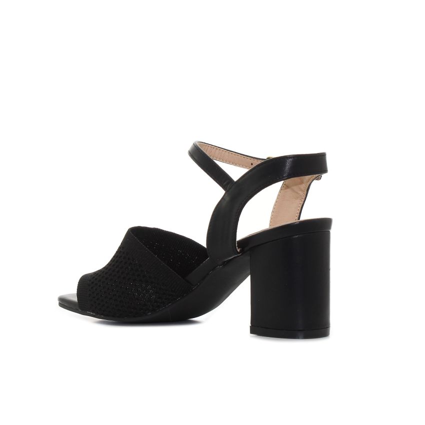 Seastar Gina fekete női magassarkú