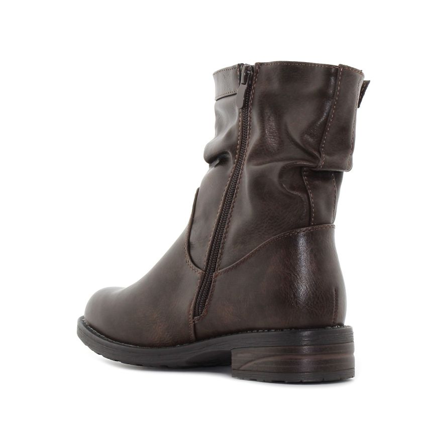 Monogrant - Lena barna női bokacsizma