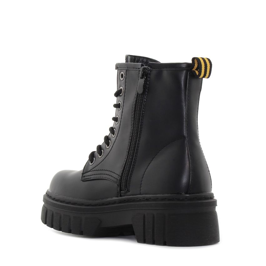 Monogrant - Kate fekete női bakancs