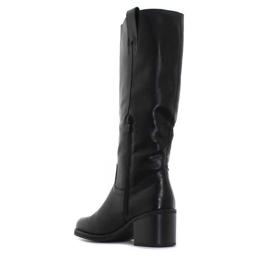 Monogrant - Tera fekete női magasszárú csizma