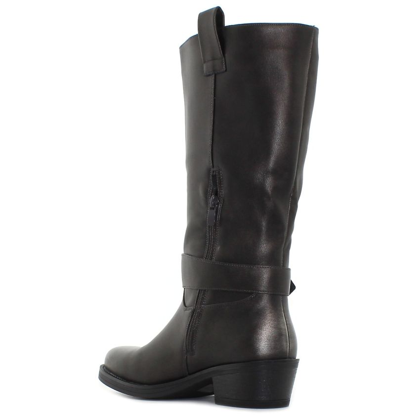 Monogrant - Mila barna női magasszárú csizma