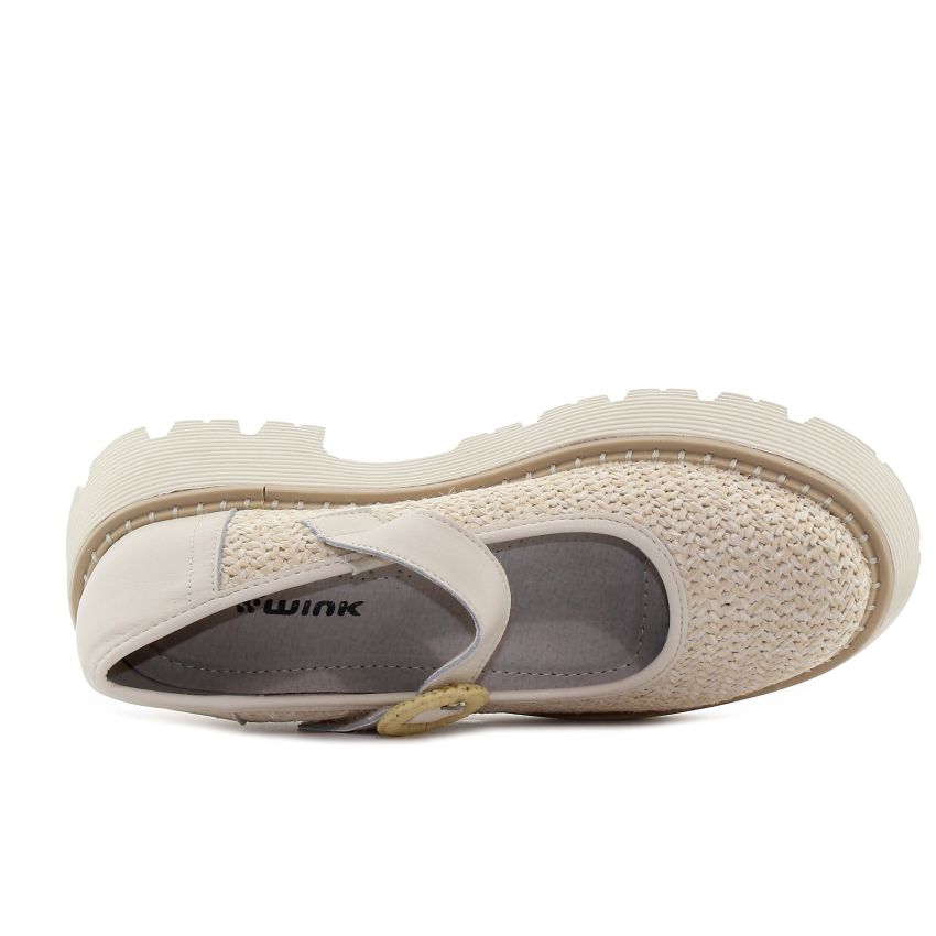 Wink - Sum bézs női bebújós cipő