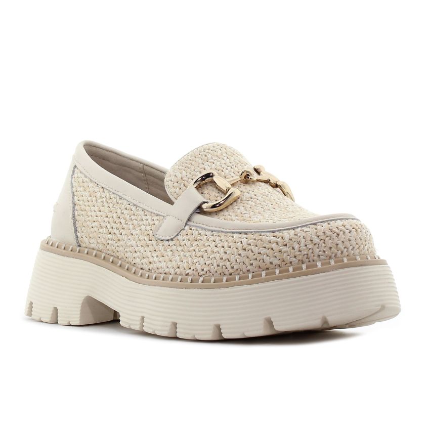 Wink - Gide bézs női bebújós cipő