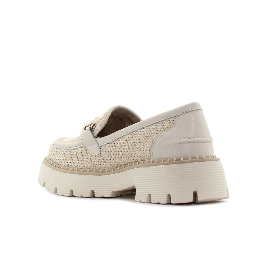 Wink - Gide bézs női bebújós cipő