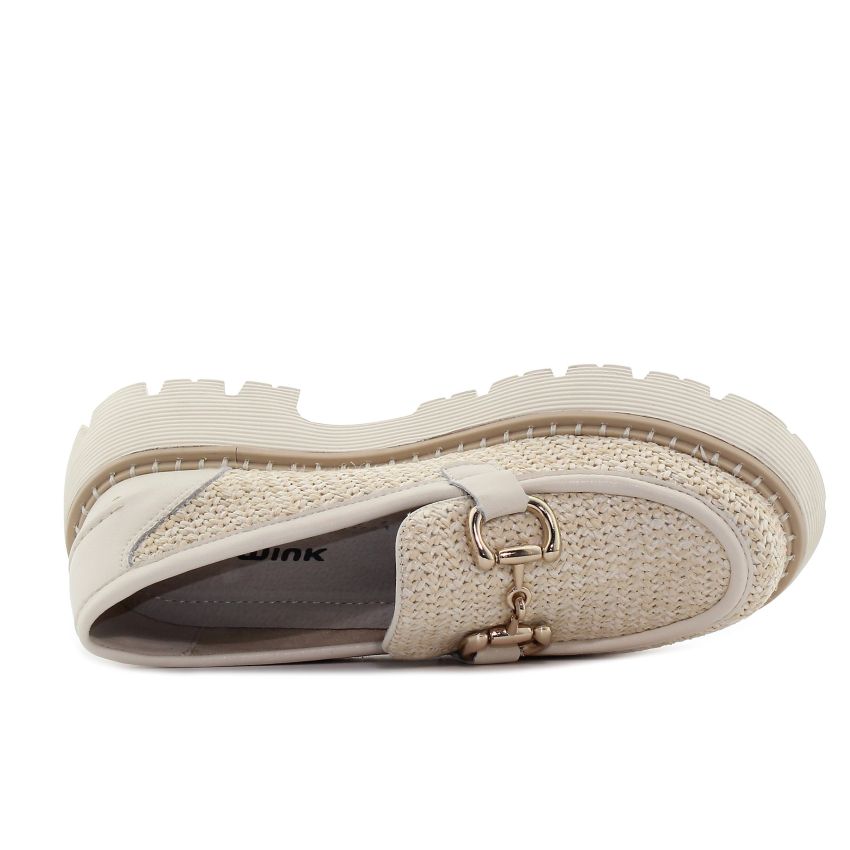 Wink - Gide bézs női bebújós cipő