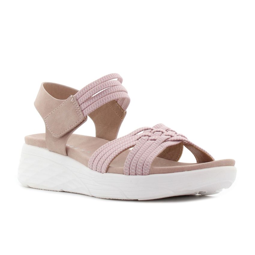 Yolera - Stacey rózsaszín női szandál