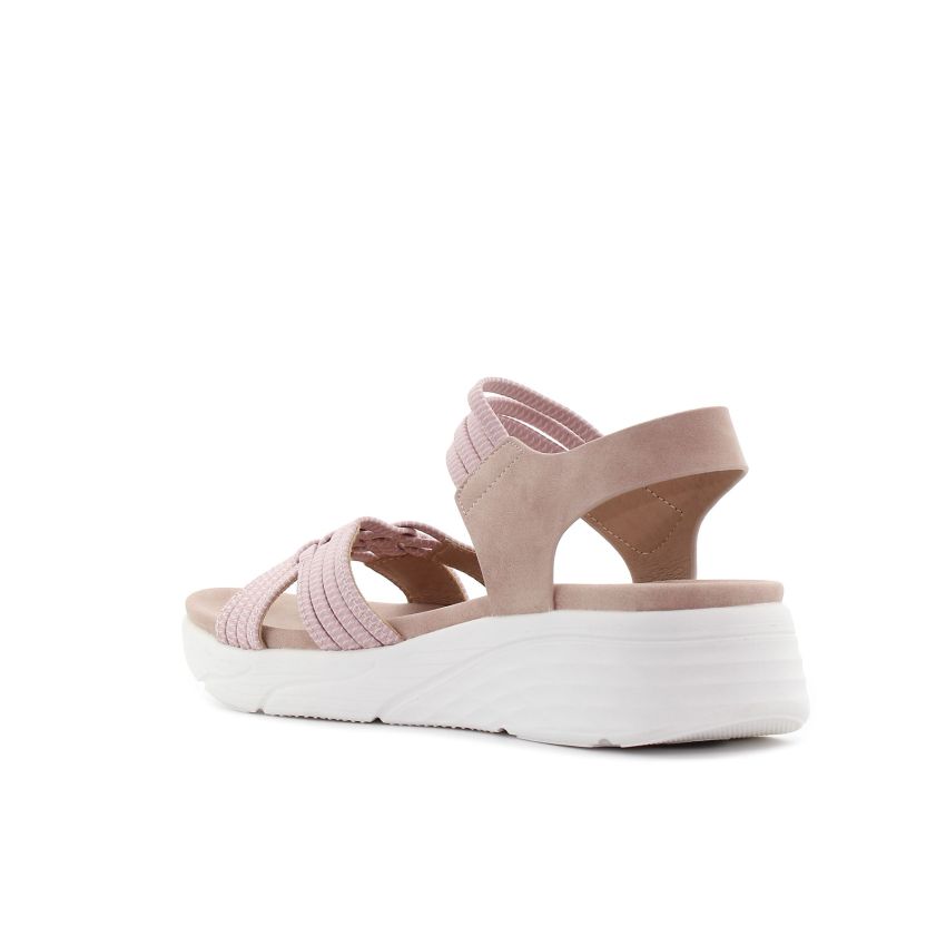 Yolera - Stacey rózsaszín női szandál
