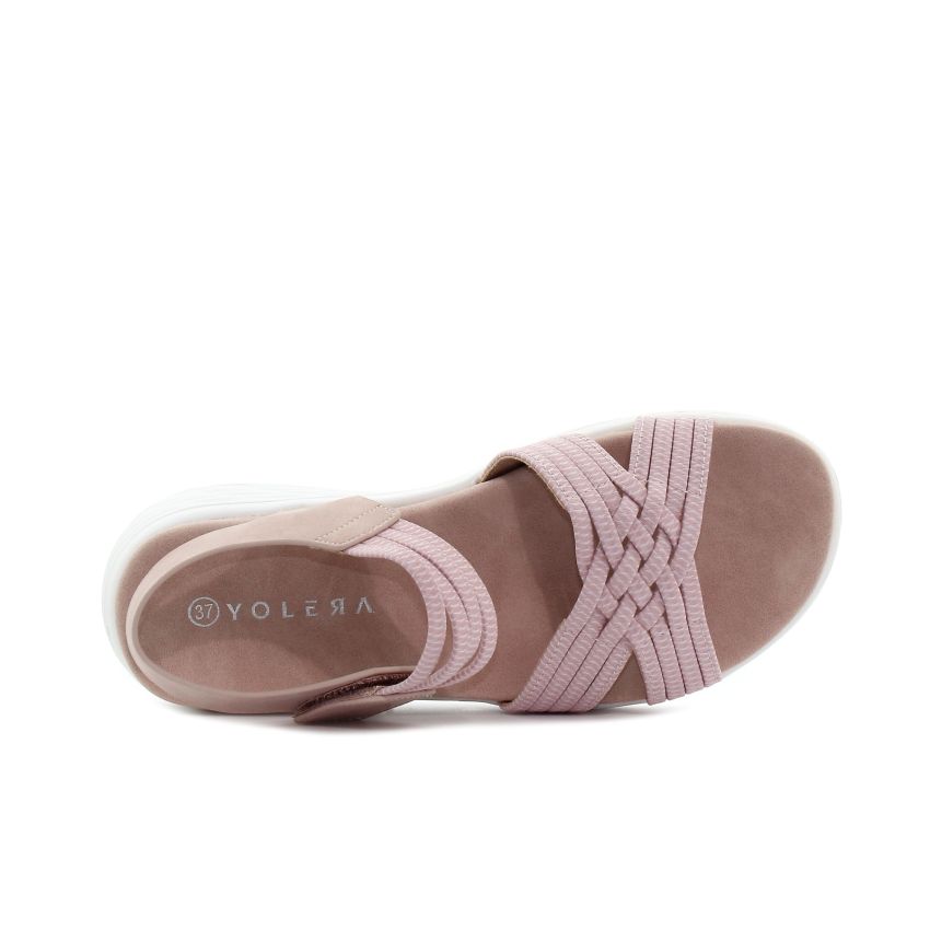 Yolera - Stacey rózsaszín női szandál