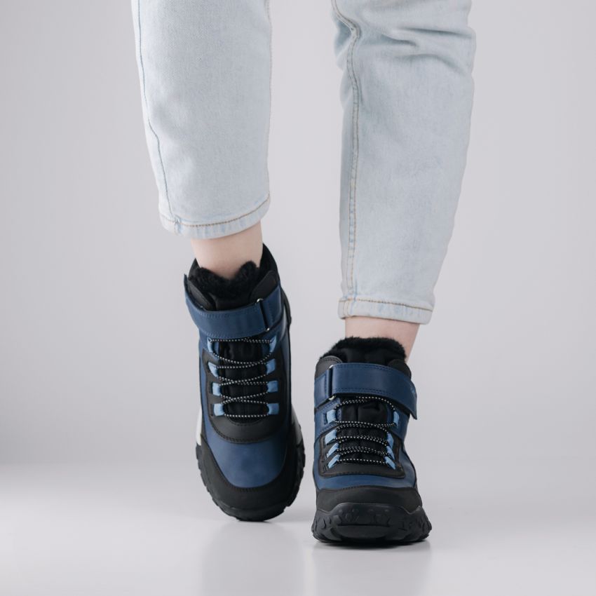 Geox J Trekkyup sötétkék gyerek bakancs