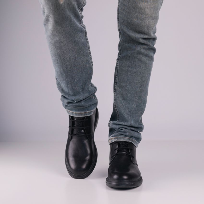 Geox U Ottavio fekete elegáns férfi cipő