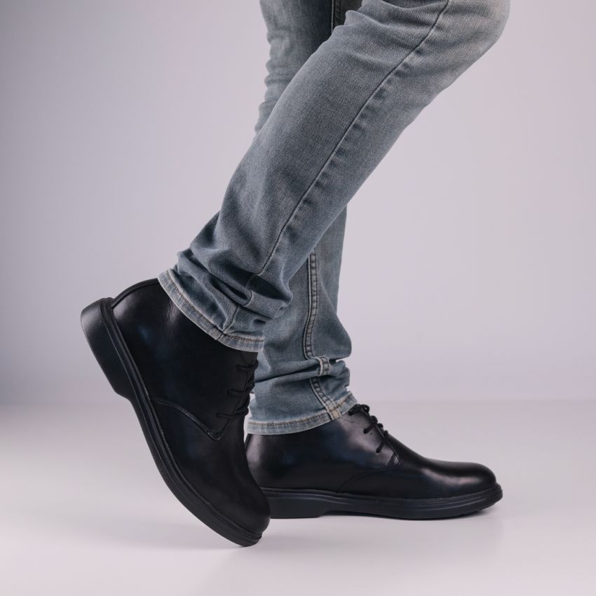 Geox U Ottavio fekete elegáns férfi cipő