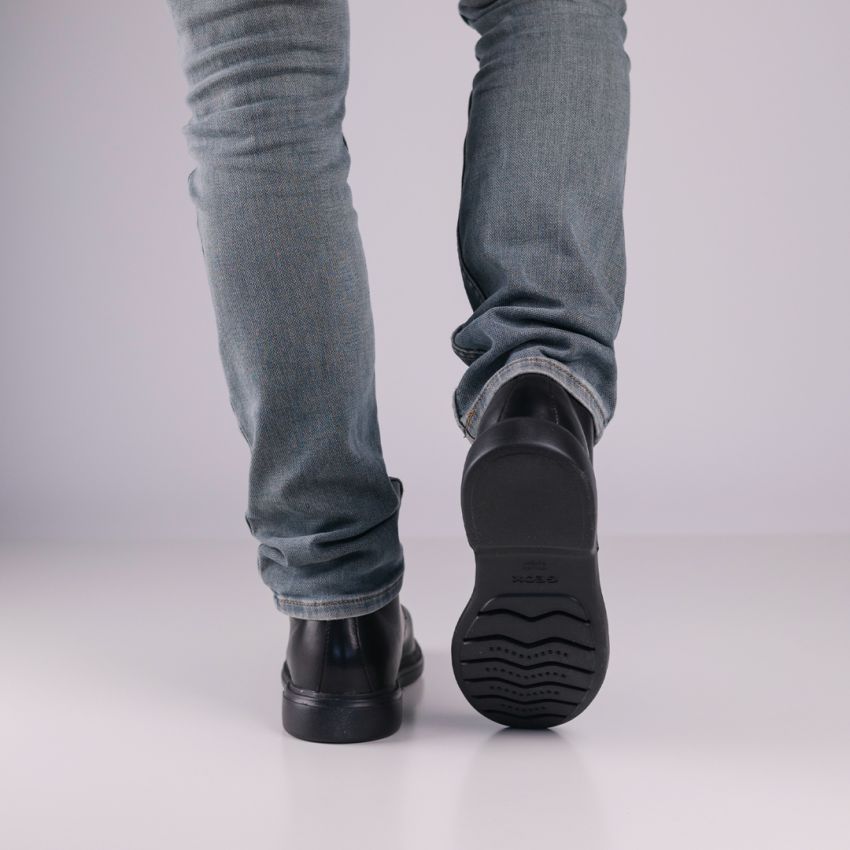 Geox U Ottavio fekete elegáns férfi cipő