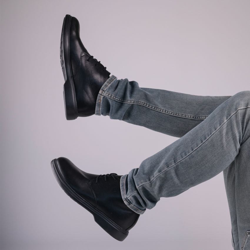 Geox U Ottavio fekete elegáns férfi cipő