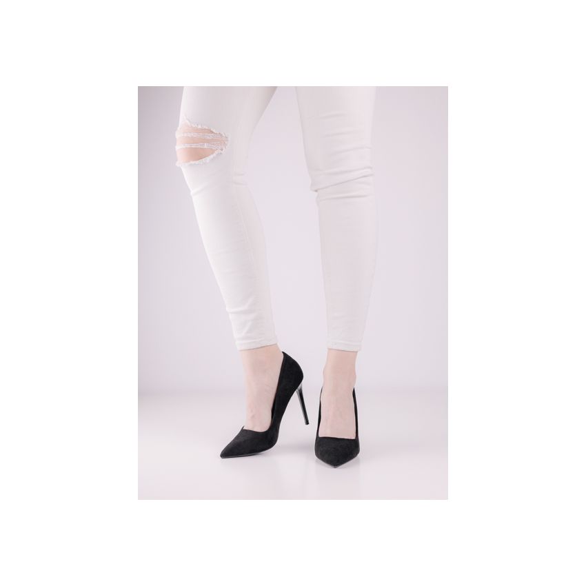 Yolera - Jenna fekete női magassarkú