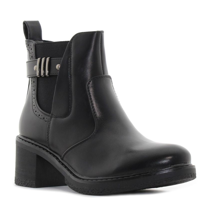 Monogrant - Francesca fekete női bokacsizma