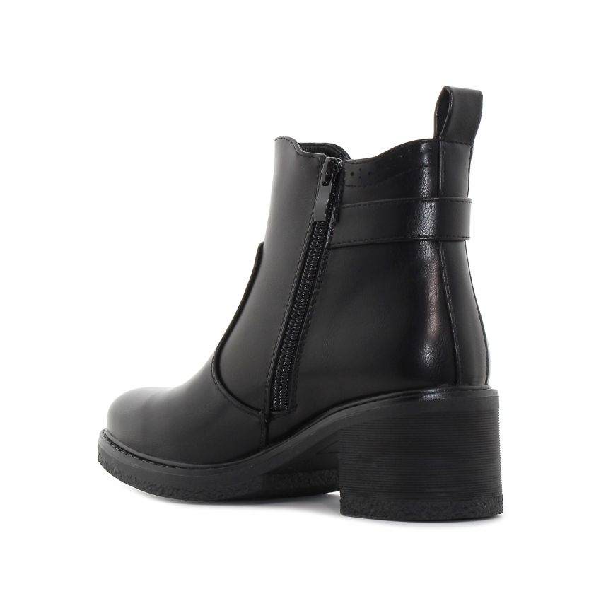 Monogrant - Francesca fekete női bokacsizma