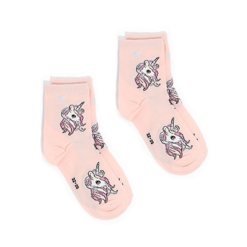 Borgo 2db Prémium rózsaszín unikornis gyerek zokni szett