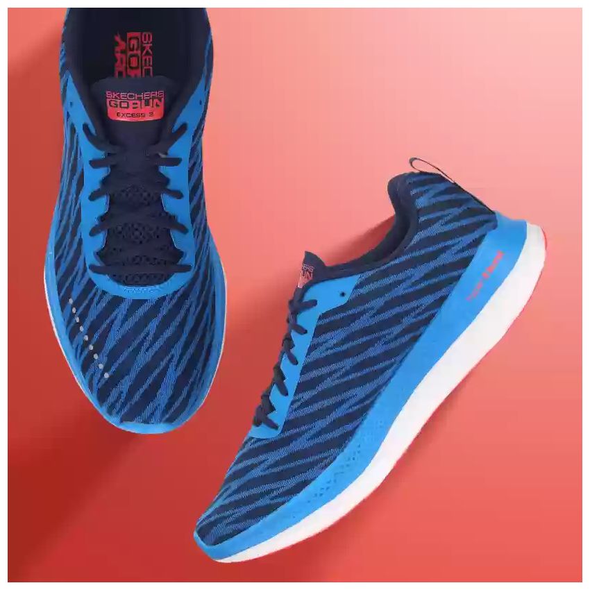 Skechers GO Run Razor Excess 2 kék férfi futócipő