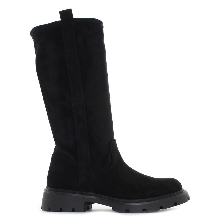 Monogrant - Zena fekete női magasszárú csizma