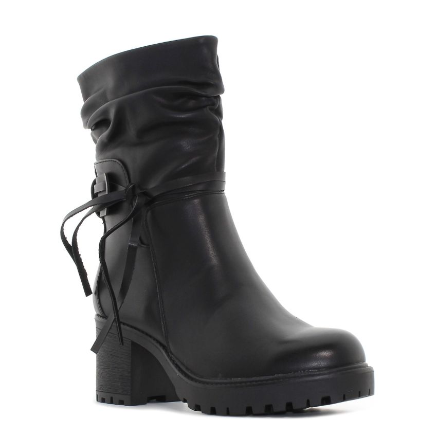 Monogrant - Cisa fekete női bokacsizma