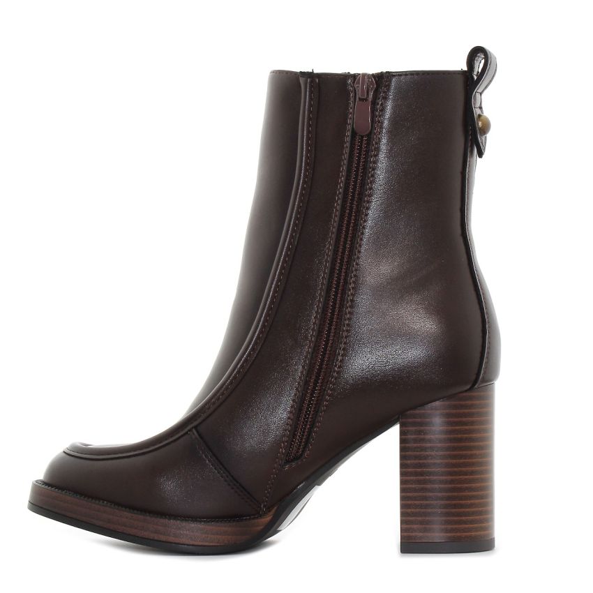 Monogrant - Lidia barna női bokacsizma